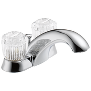 Delta Classic Two Handle Tract-Pack Centerset Bathroom Faucet