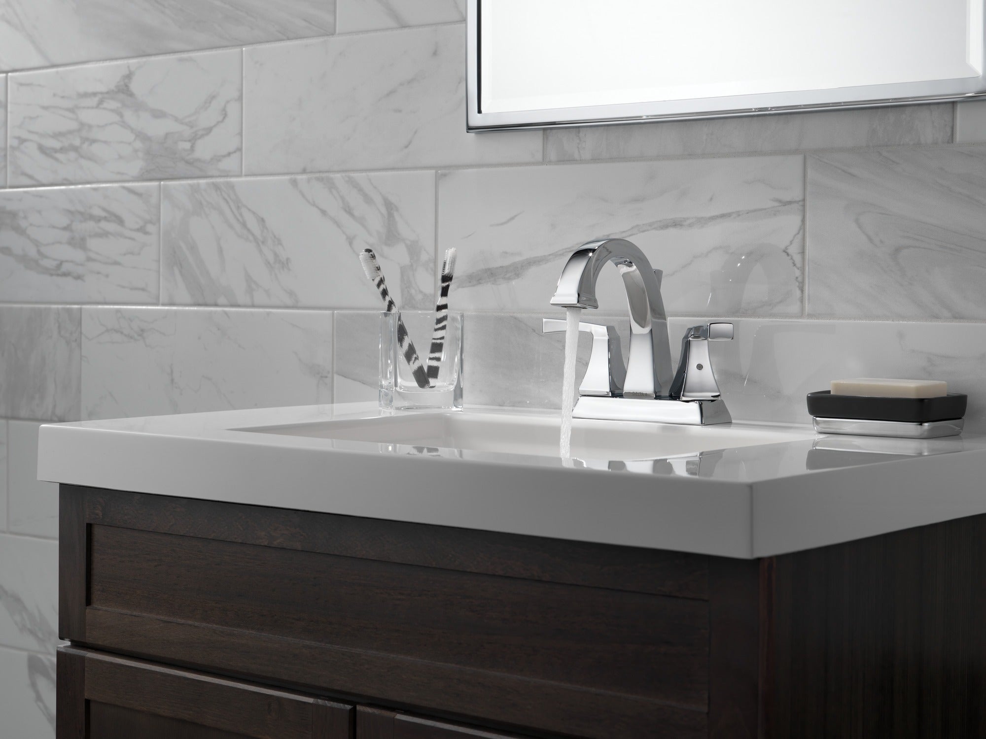 Delta Dryden™ Two Handle Centerset Bathroom Faucet