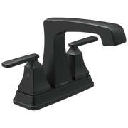 Delta Ashlyn® Two Handle Centerset Lavatory Faucet - Metal Pop-Up