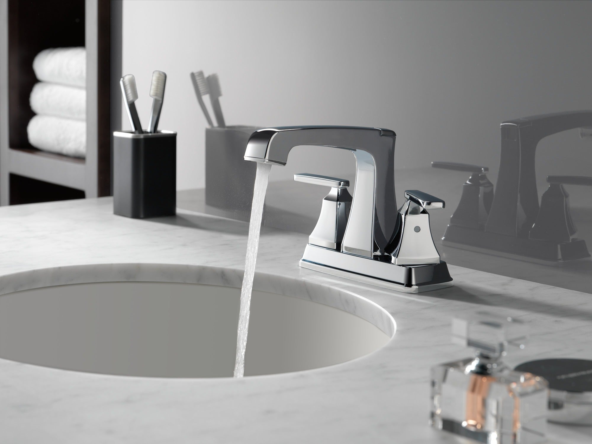 Delta Ashlyn® Two Handle Centerset Bathroom Faucet