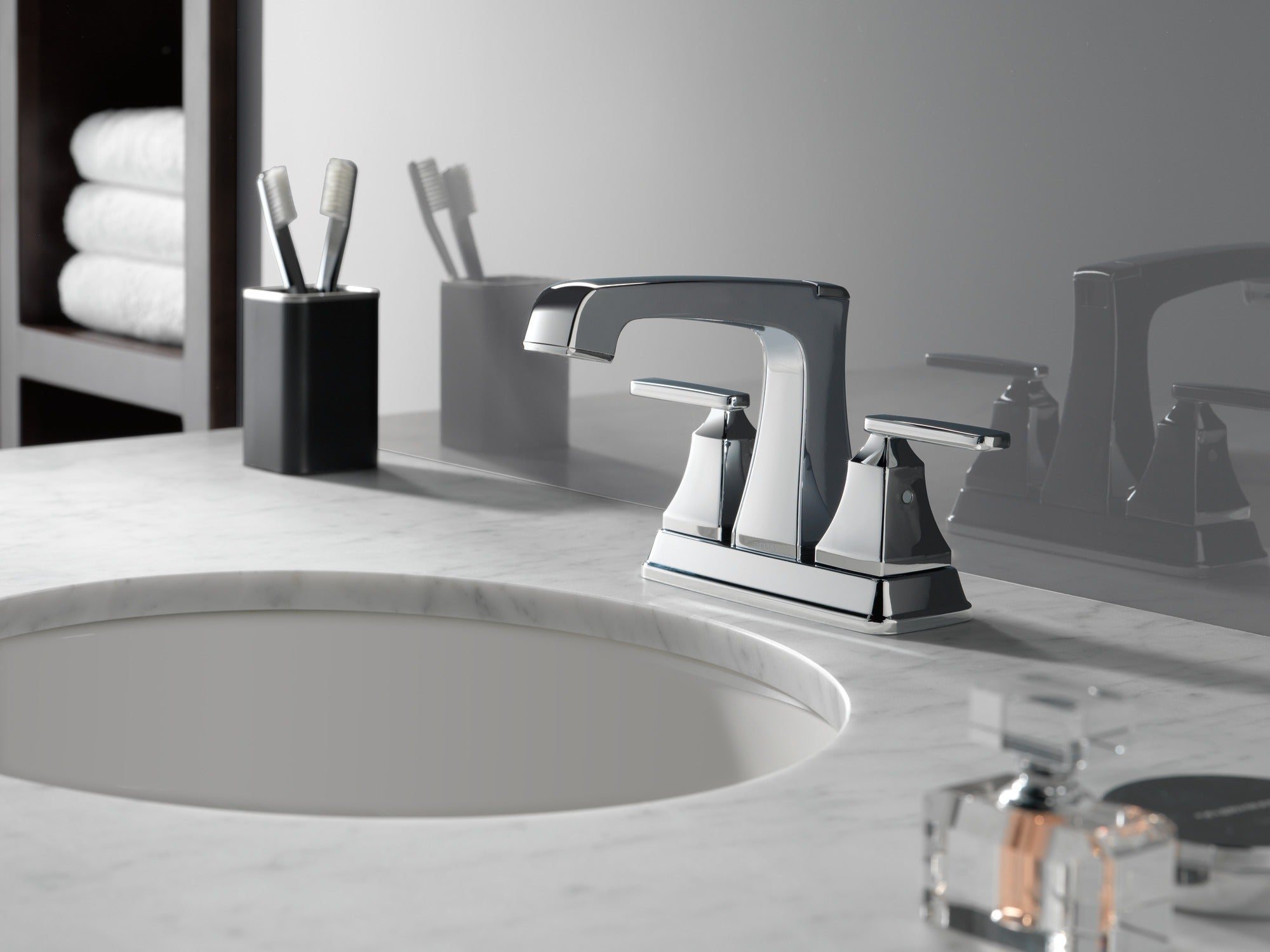 Delta Ashlyn® Two Handle Centerset Bathroom Faucet