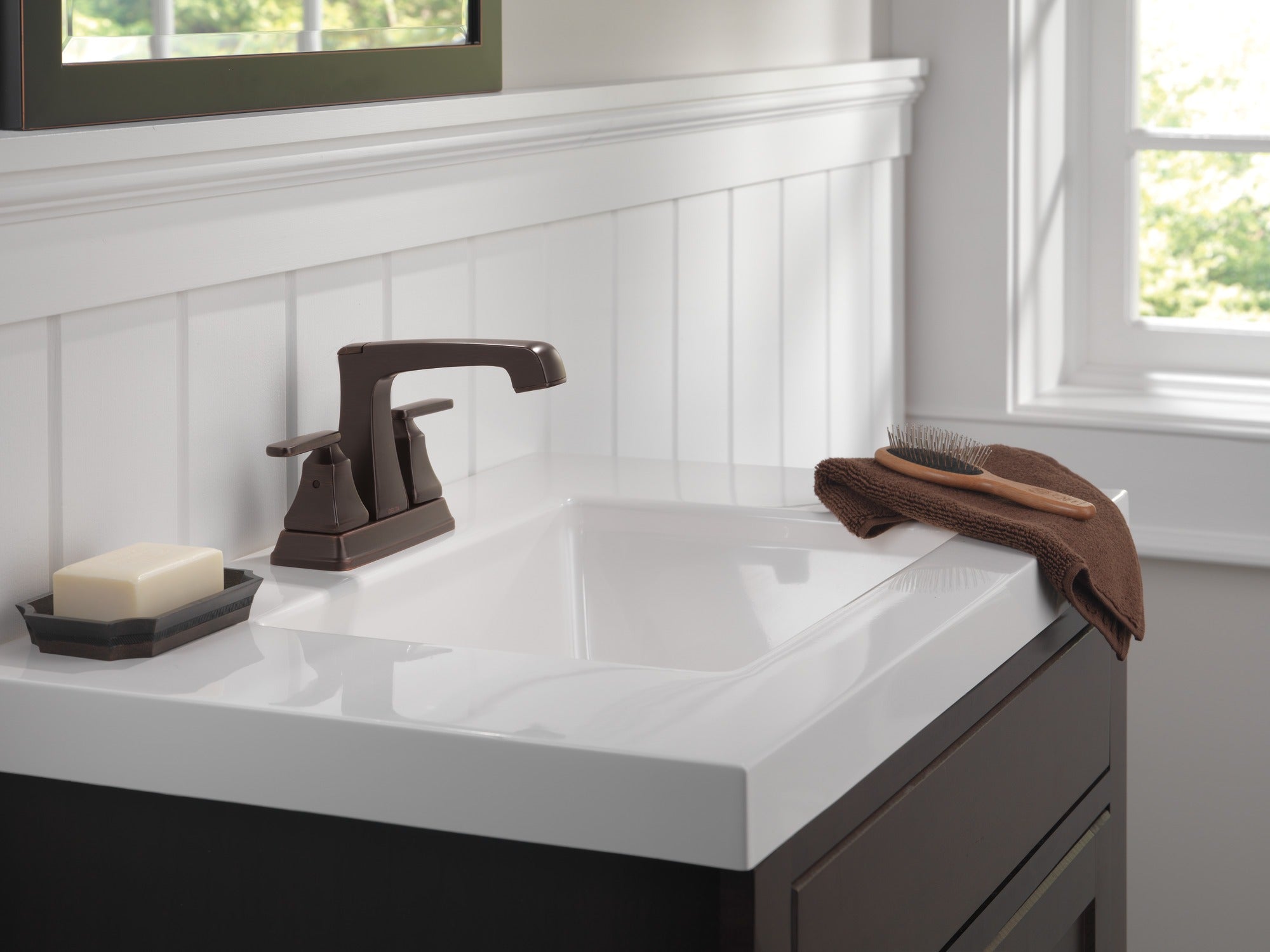 Delta Ashlyn® Two Handle Centerset Bathroom Faucet