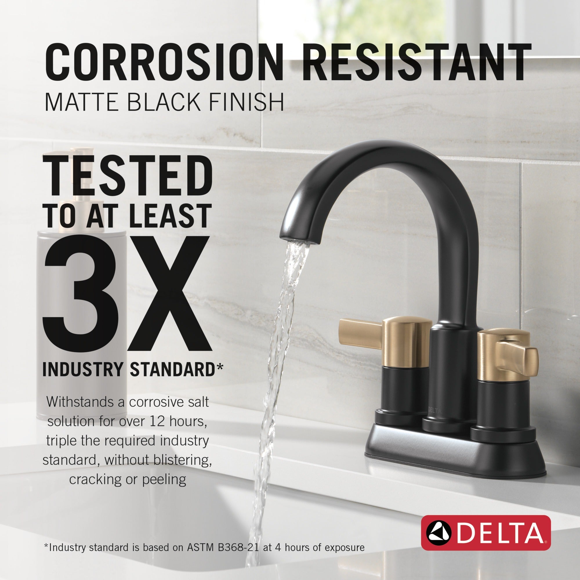 Delta Albion™ Two Handle Centerset Bathroom Faucet