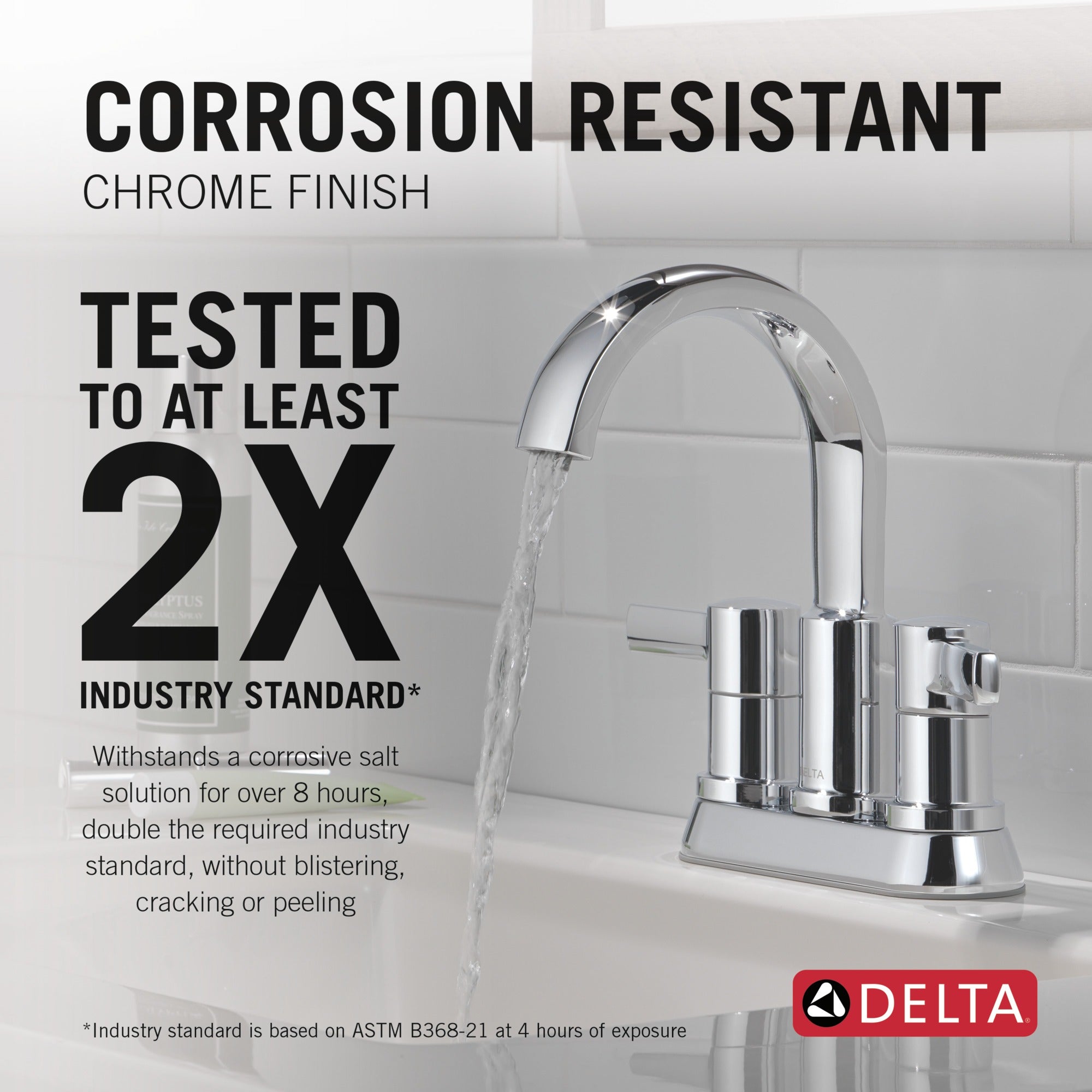 Delta Albion™ Two Handle Centerset Bathroom Faucet