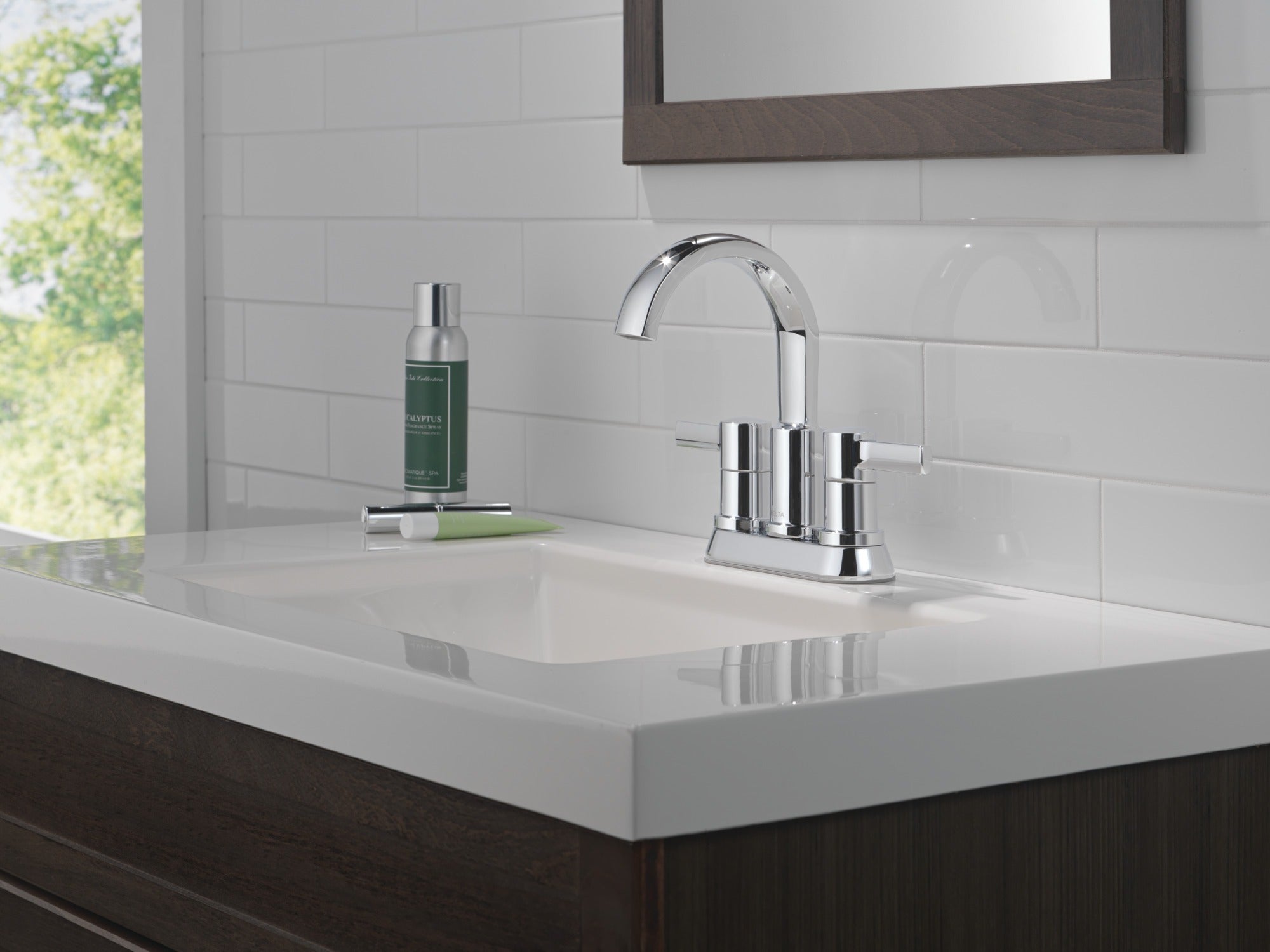 Delta Albion™ Two Handle Centerset Bathroom Faucet