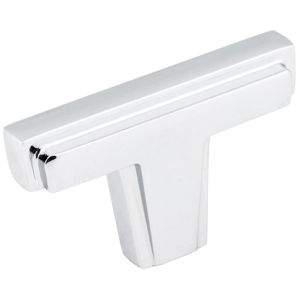 Hardware Resources 2" Polished Chrome Lexa Cabinet "T" Knob