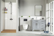 Fawna 36" Gray Bathroom Cabinet