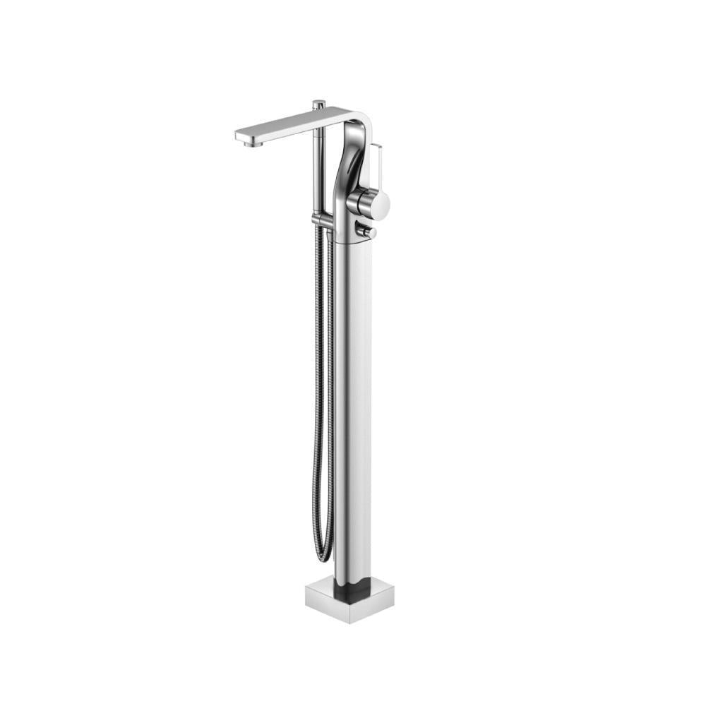 Flusso 260.1165 Freestanding Floor Mount Bathtub/Tub Filler With Hand Shower