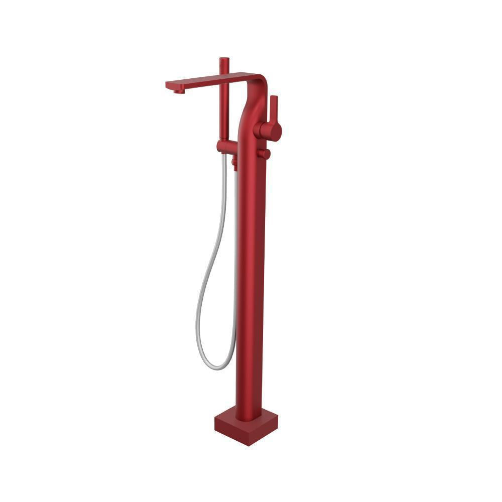 Flusso 260.1165 Freestanding Floor Mount Bathtub/Tub Filler With Hand Shower