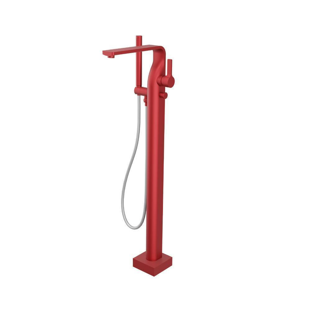 Flusso 260.1165 Freestanding Floor Mount Bathtub/Tub Filler With Hand Shower