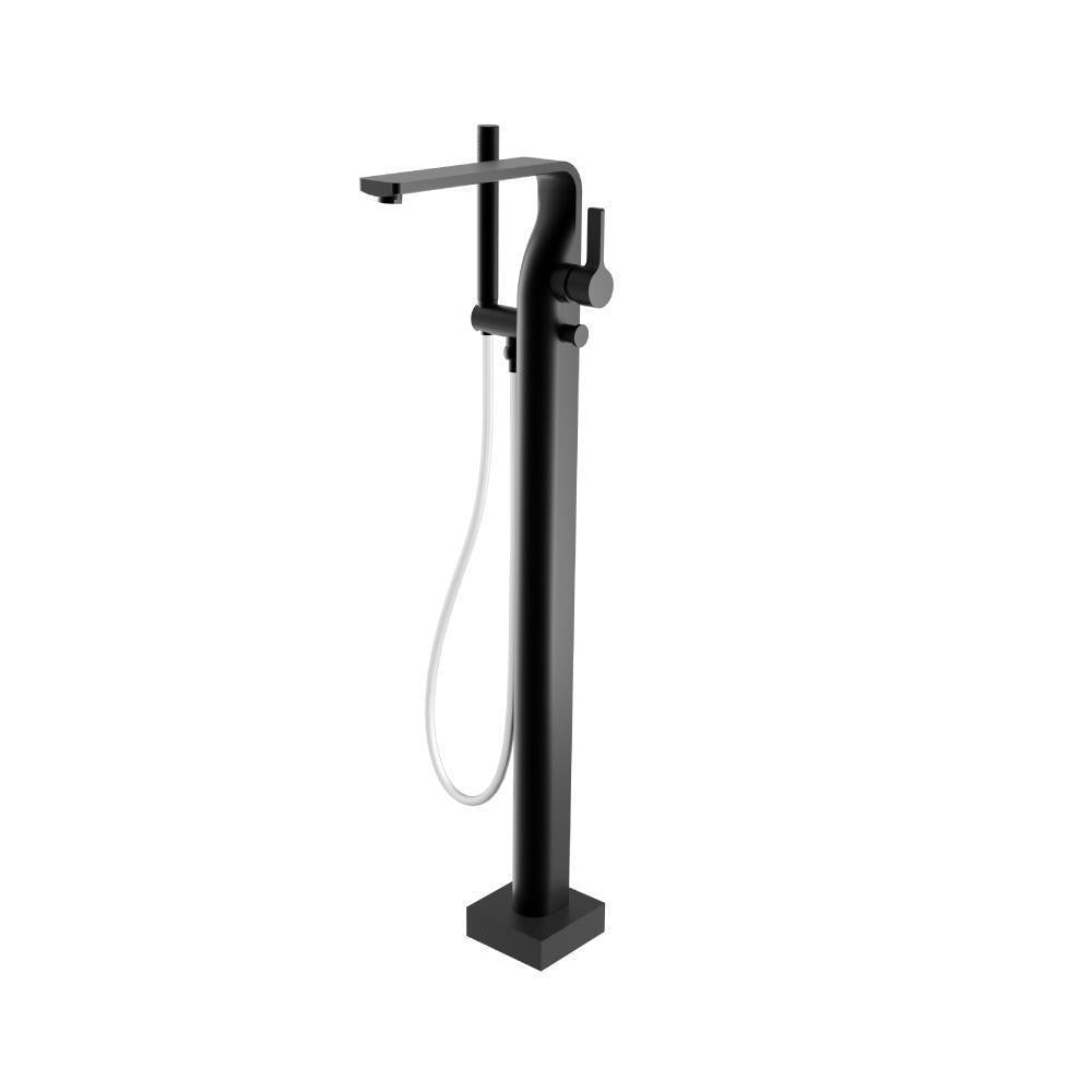 Flusso 260.1165 Freestanding Floor Mount Bathtub/Tub Filler With Hand Shower