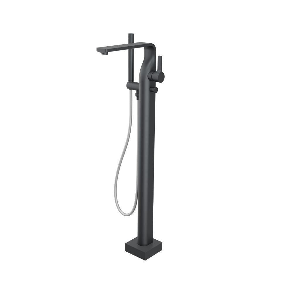 Flusso 260.1165 Freestanding Floor Mount Bathtub/Tub Filler With Hand Shower