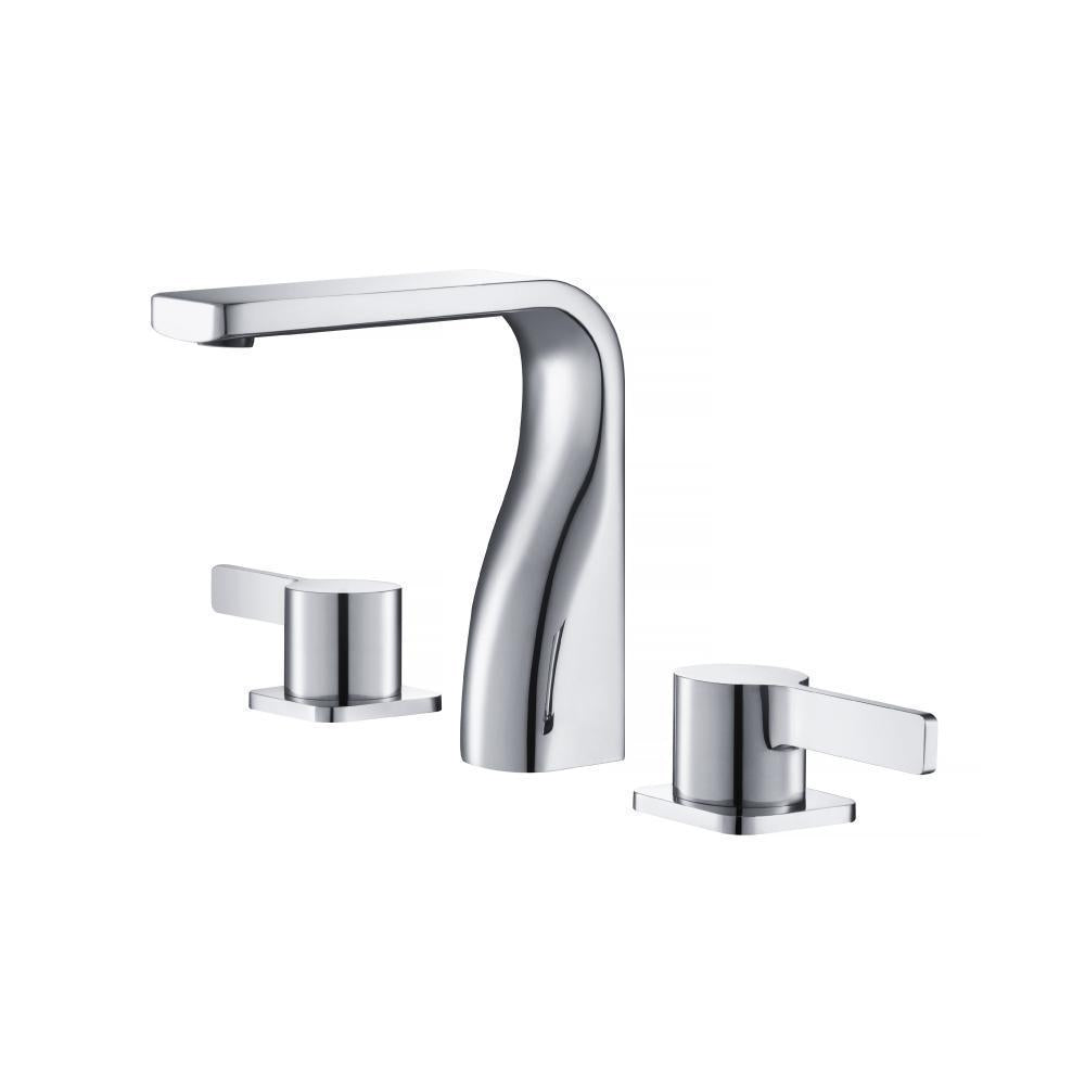 Flusso 260.2001 Three Hole 8" Widespread Two Handle Bathroom Faucet
