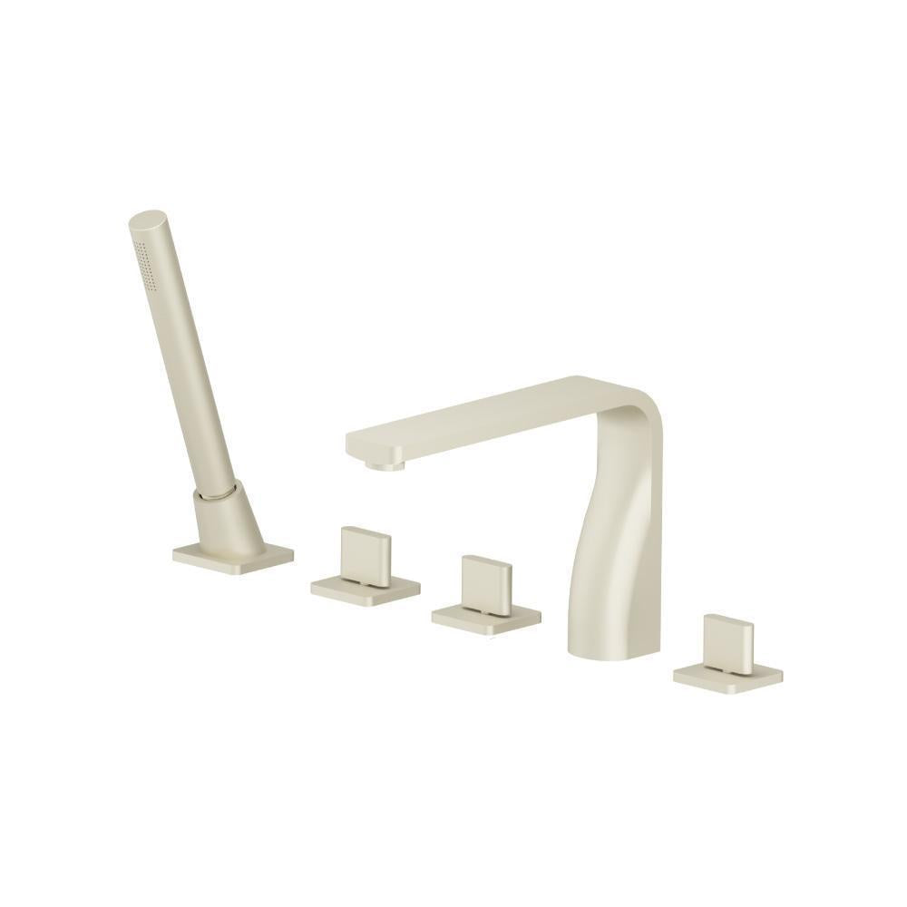 Flusso 260.2420 Five Hole Deck Mounted Roman Tub Faucet With Hand Shower