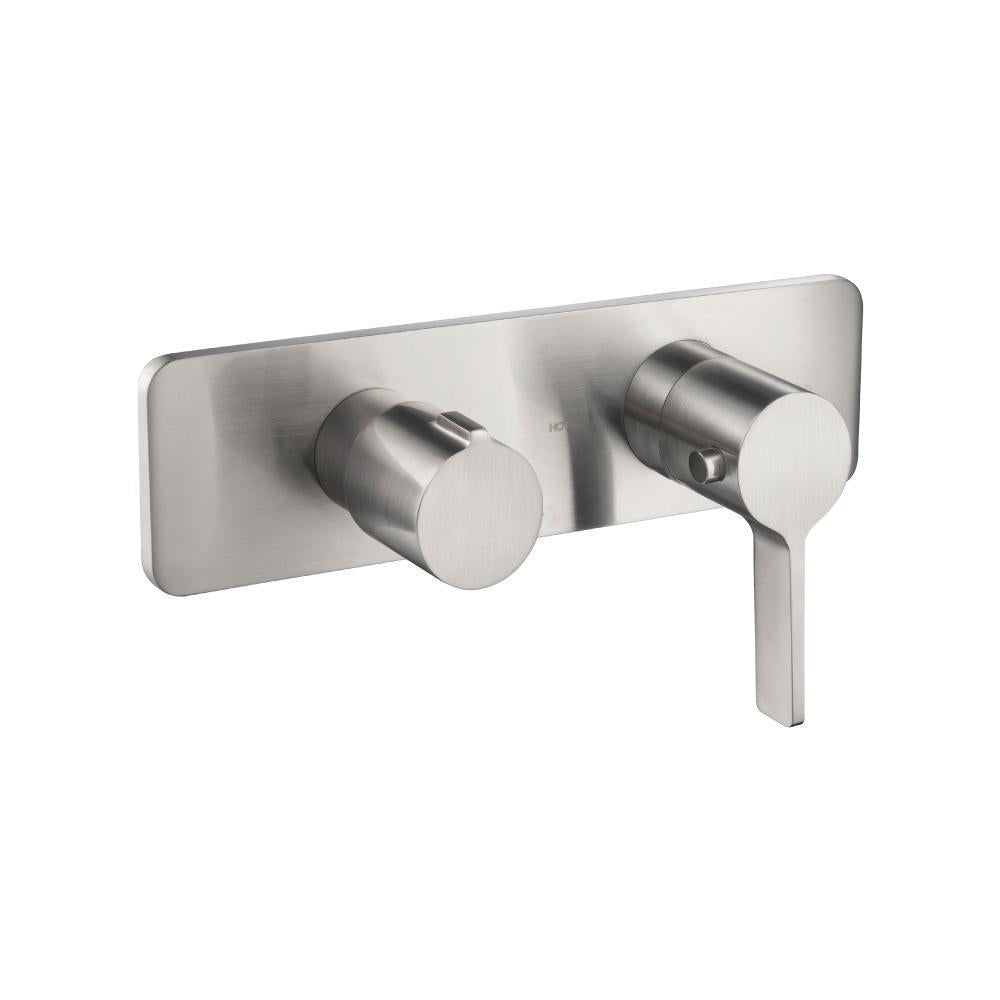 Flusso 260.2705 3/4" Horizontal Thermostatic Shower Valve & Trim - 3 Output