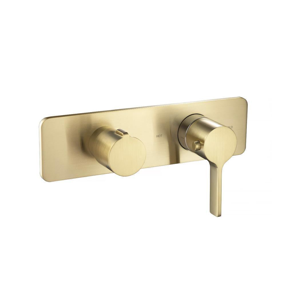 Flusso 260.2705 3/4" Horizontal Thermostatic Shower Valve & Trim - 3 Output
