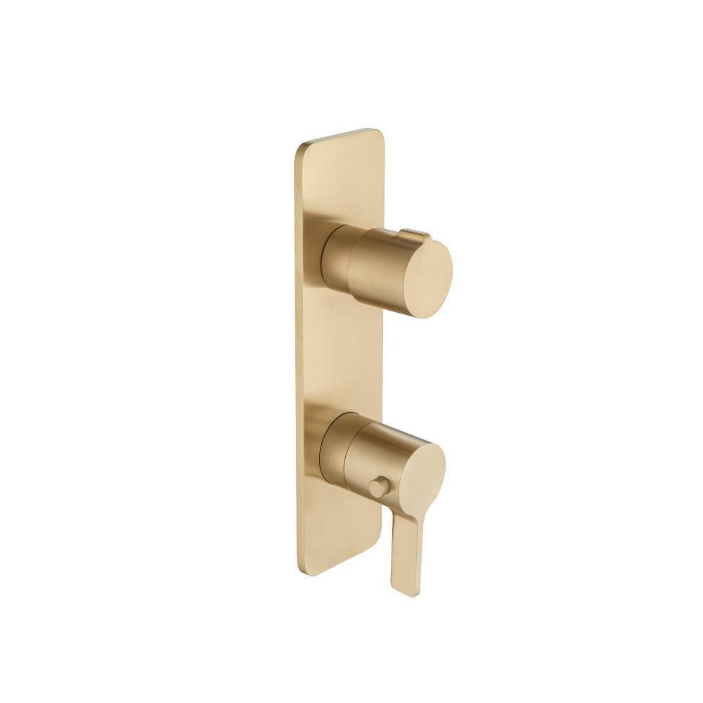 Flusso 260.2720 3/4" Horizontal Thermostatic Shower Valve & Trim - 1- Output
