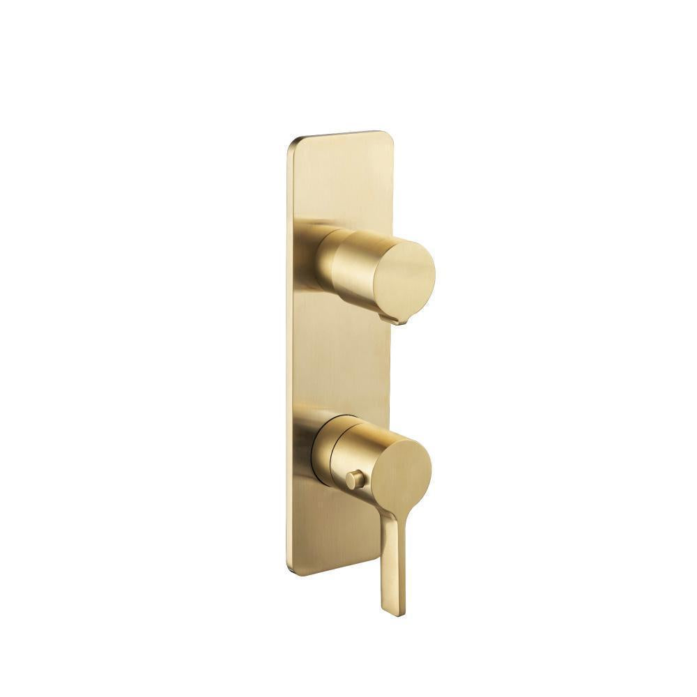 Flusso 260.2780 3/4" Thermostatic Shower Valve & Trim - 3-Output