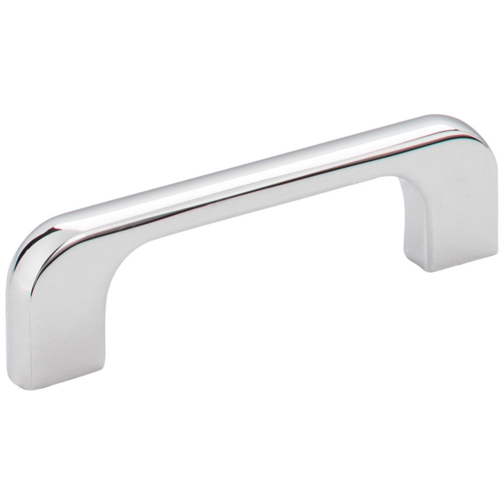 Hardware Resources 3" Center-to-Center Satin Nickel Alvar Cabinet Pull