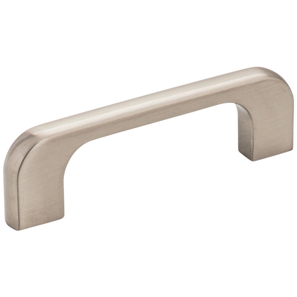 Hardware Resources 3" Center-to-Center Satin Nickel Alvar Cabinet Pull