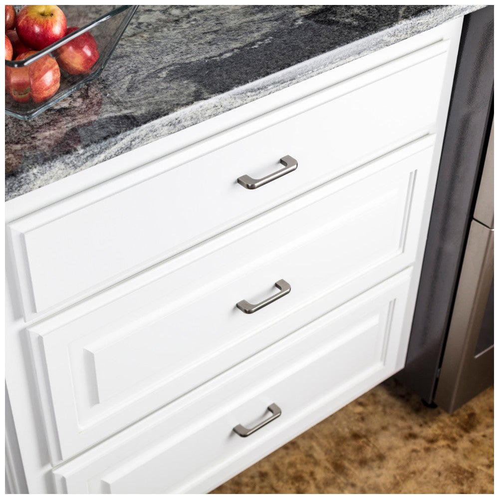 Hardware Resources 3" Center-to-Center Satin Nickel Alvar Cabinet Pull