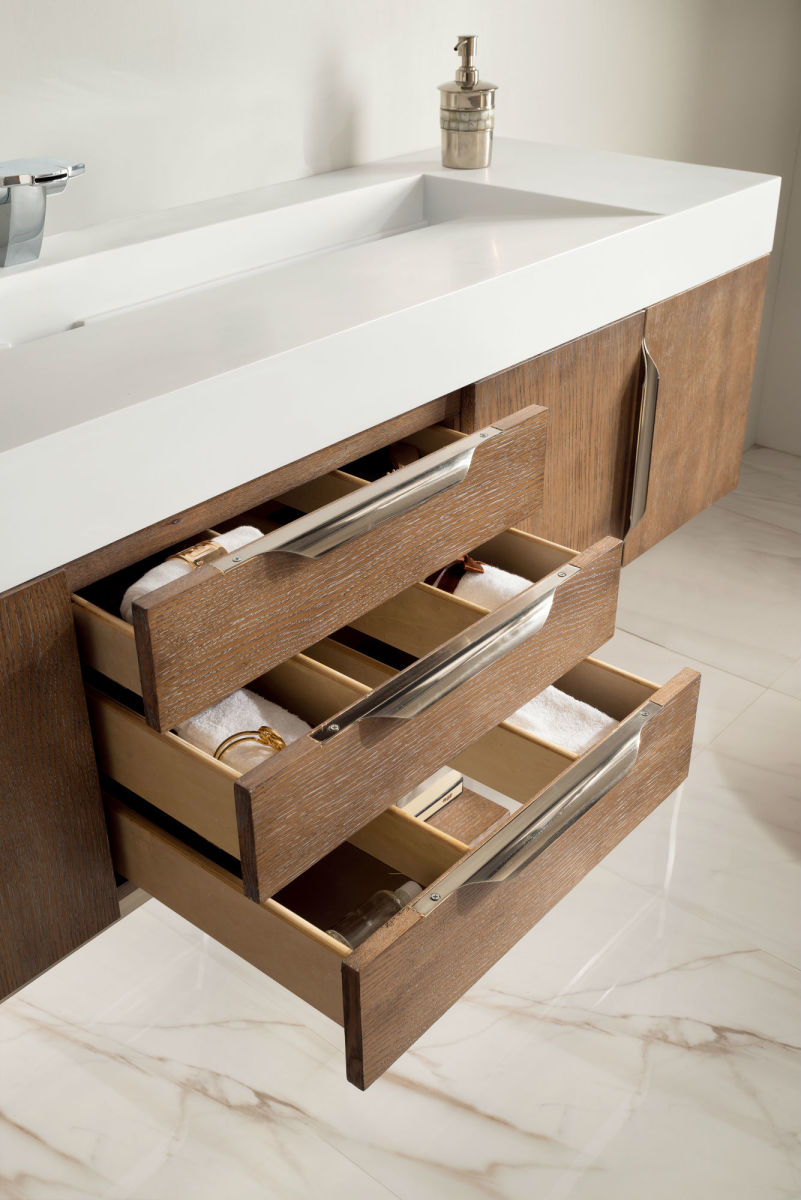 Columbia 72" Single Wall Mount Vanity Cabinet