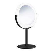 OUTLINE - Make-up Mirror, on Stand. Black. LED. X1/X7