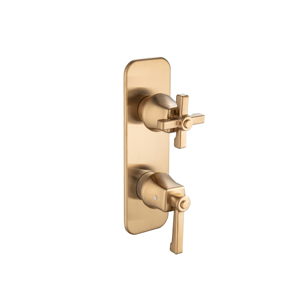 Flusso 270.2740 3/4" Thermostatic Shower Valve & Trim - 2-Output