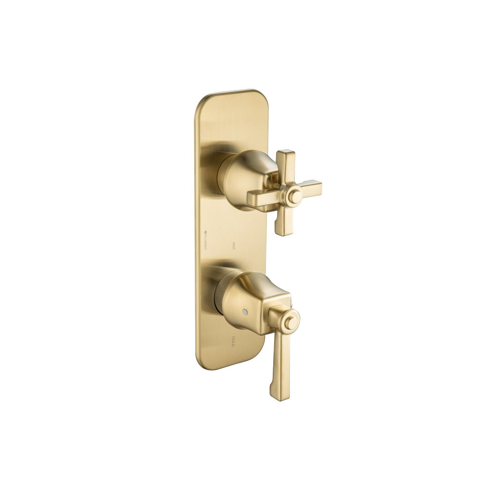 Flusso 270.2740 3/4" Thermostatic Shower Valve & Trim - 2-Output