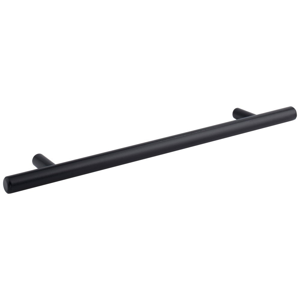 Hardware Resources 96 mm Center-to-Center Hollow Matte Black Stainless Steel Naples Cabinet Bar Pull