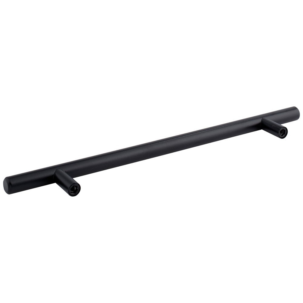 Hardware Resources 96 mm Center-to-Center Hollow Matte Black Stainless Steel Naples Cabinet Bar Pull