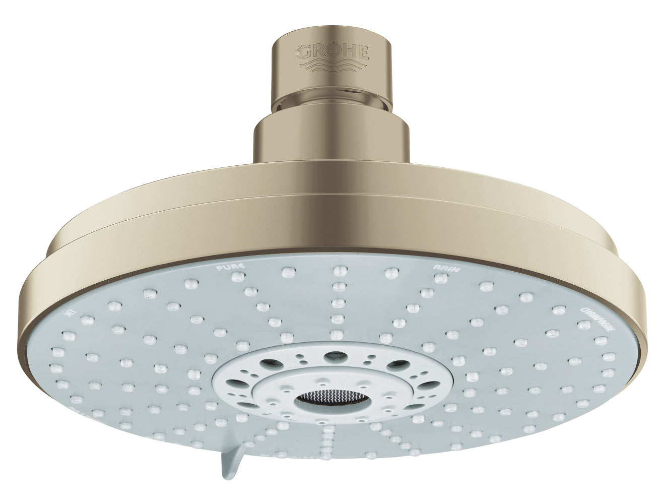 Grohe 160 Shower Head, 6-1/4 - 4 Sprays, 2.5 gpm 27135