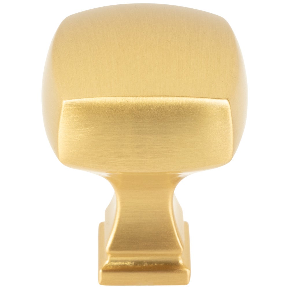 Hardware Resources 1-1/8" Overall Length Satin Nickel Square Audrey Cabinet Knob