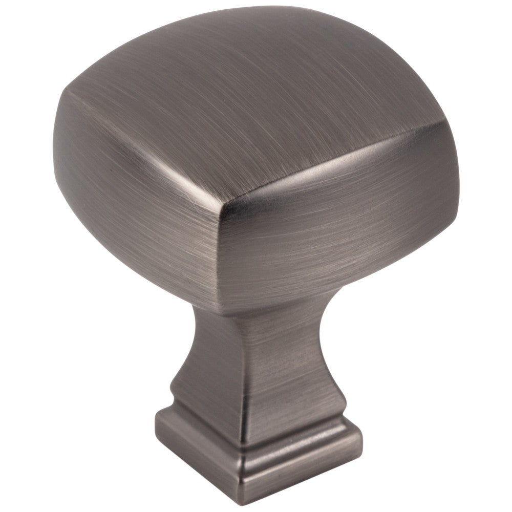 Hardware Resources 1-1/8" Overall Length Satin Nickel Square Audrey Cabinet Knob