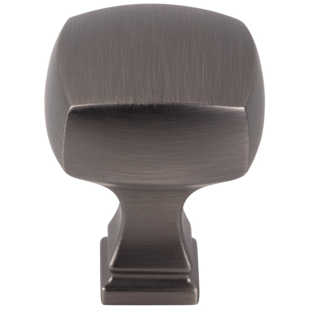 Hardware Resources 1-1/8" Overall Length Satin Nickel Square Audrey Cabinet Knob