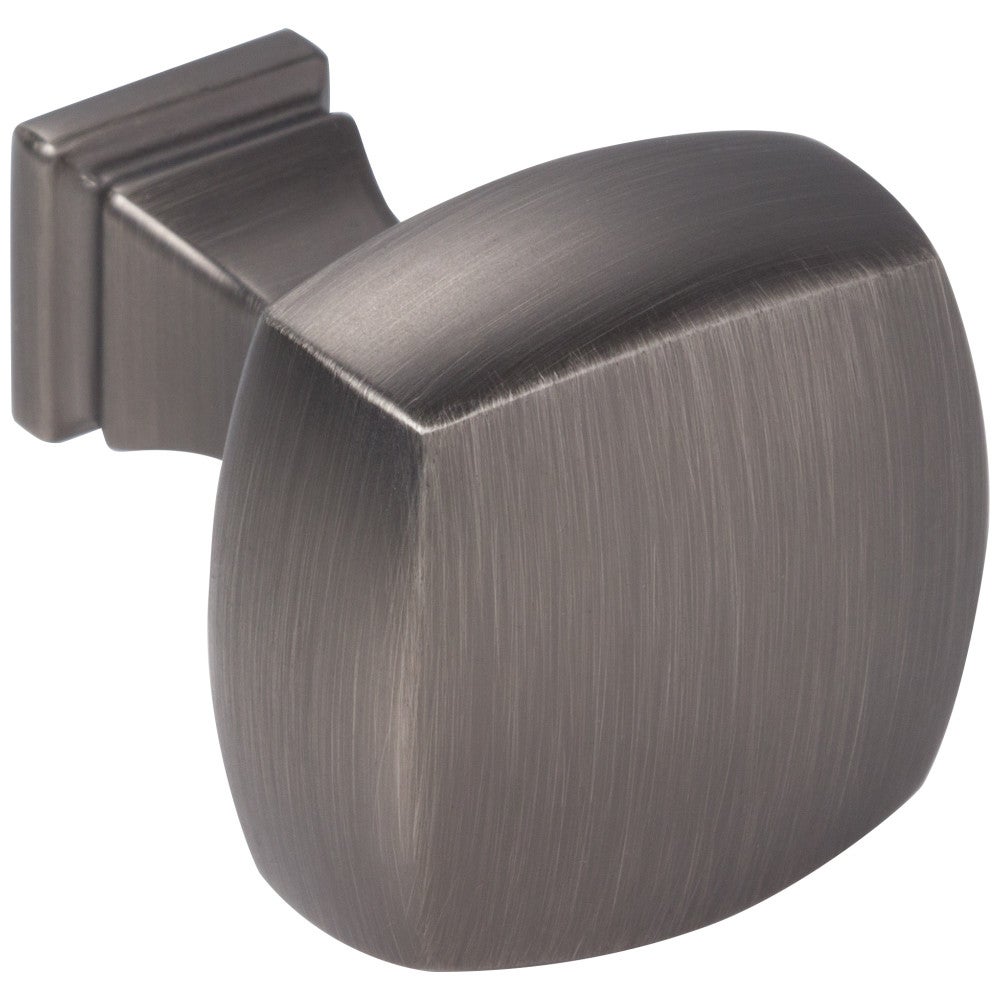 Hardware Resources 1-1/8" Overall Length Satin Nickel Square Audrey Cabinet Knob