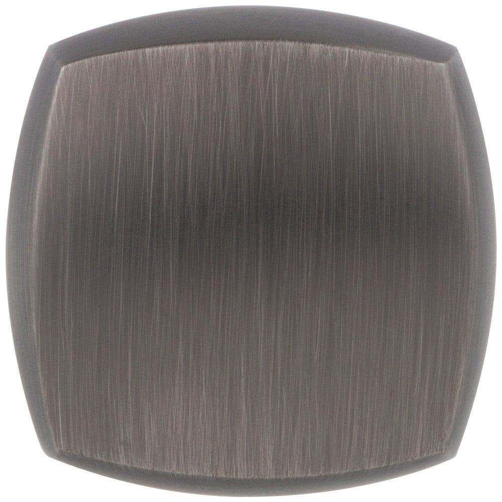 Hardware Resources 1-1/8" Overall Length Satin Nickel Square Audrey Cabinet Knob