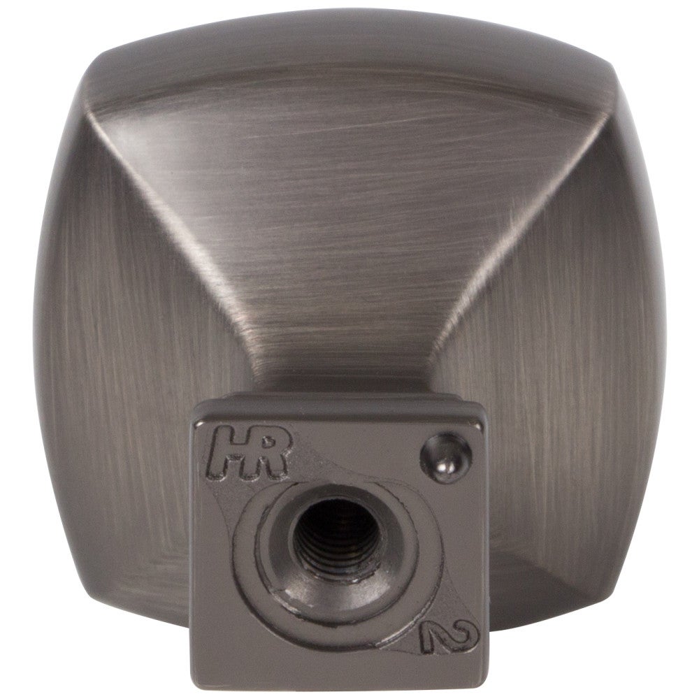 Hardware Resources 1-1/8" Overall Length Satin Nickel Square Audrey Cabinet Knob