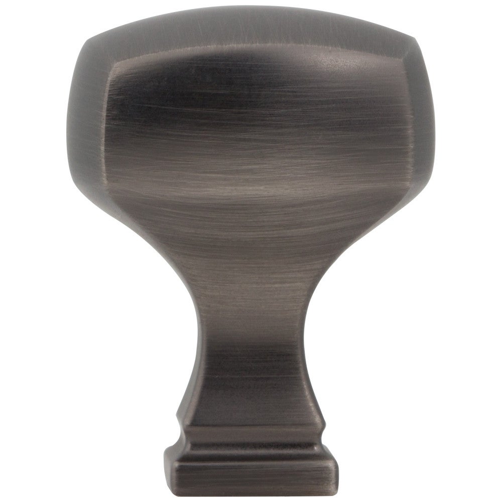 Hardware Resources 1-1/8" Overall Length Satin Nickel Square Audrey Cabinet Knob