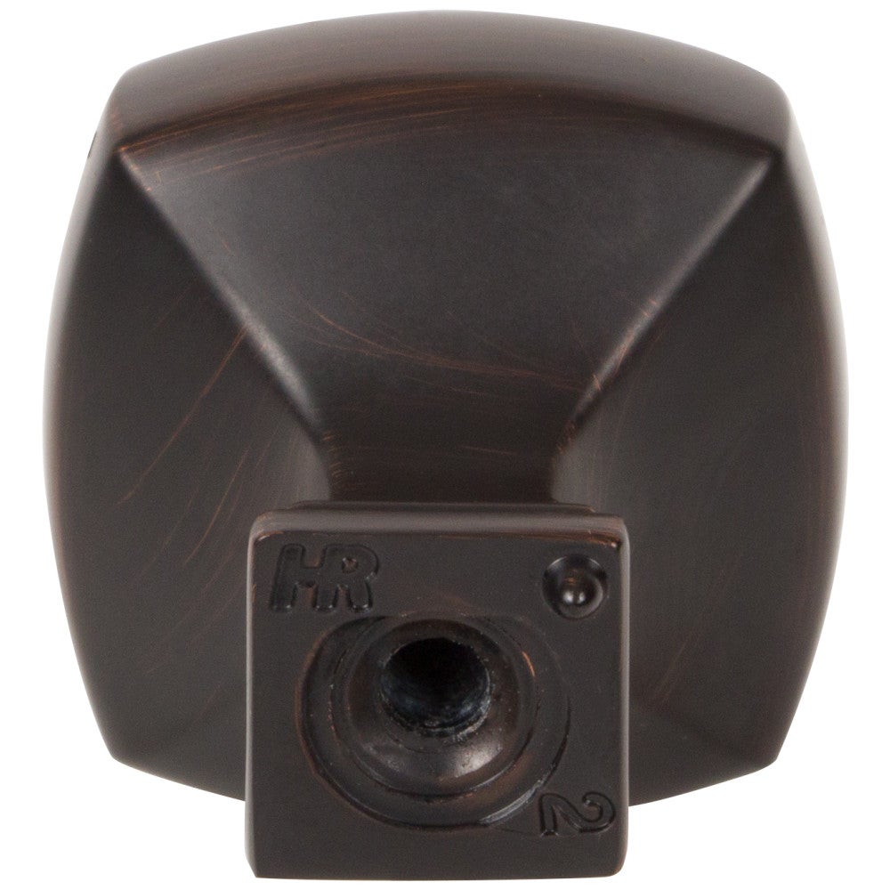 Hardware Resources 1-1/8" Overall Length Satin Nickel Square Audrey Cabinet Knob