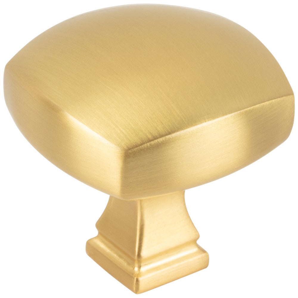 Hardware Resources 1-1/8" Overall Length Satin Nickel Square Audrey Cabinet Knob