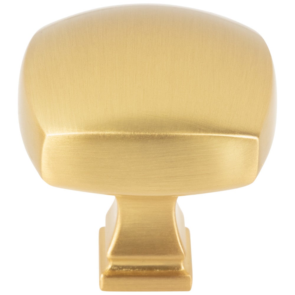 Hardware Resources 1-1/8" Overall Length Satin Nickel Square Audrey Cabinet Knob