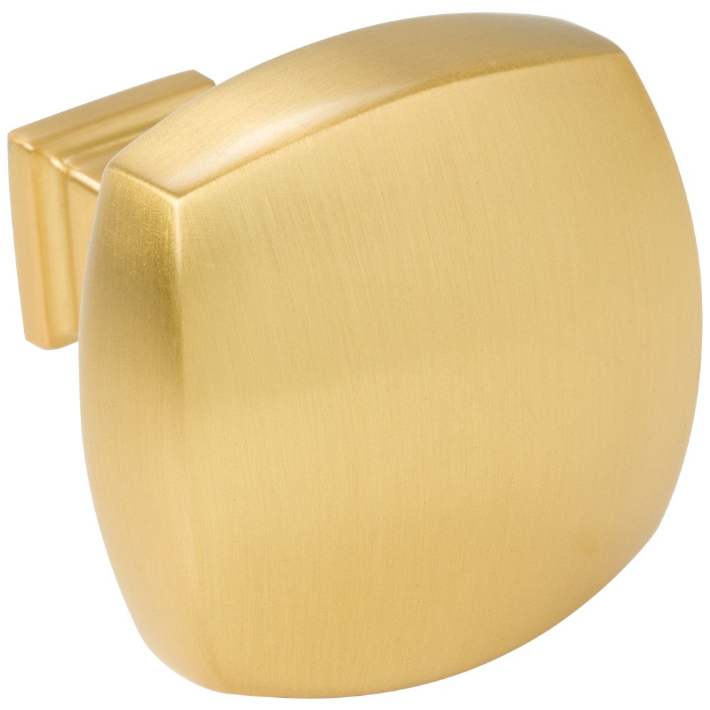 Hardware Resources 1-1/8" Overall Length Satin Nickel Square Audrey Cabinet Knob