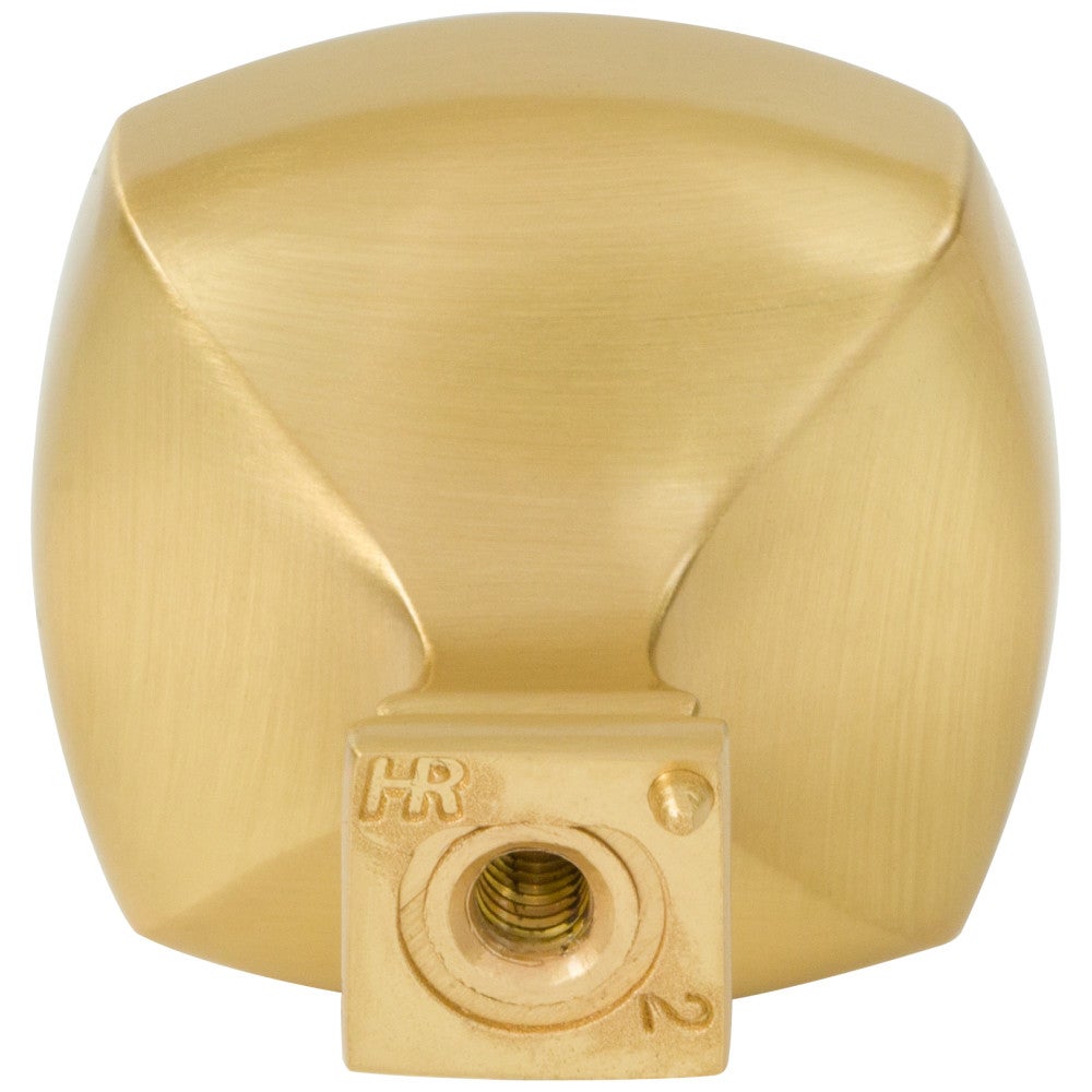 Hardware Resources 1-1/8" Overall Length Satin Nickel Square Audrey Cabinet Knob