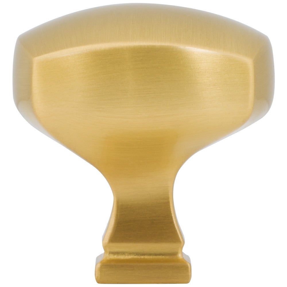 Hardware Resources 1-1/8" Overall Length Satin Nickel Square Audrey Cabinet Knob