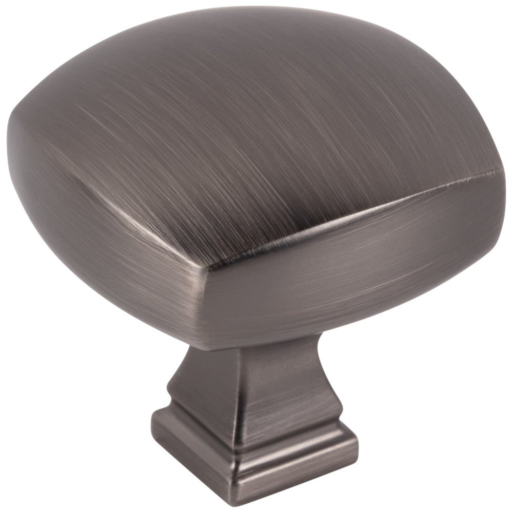 Hardware Resources 1-1/8" Overall Length Satin Nickel Square Audrey Cabinet Knob