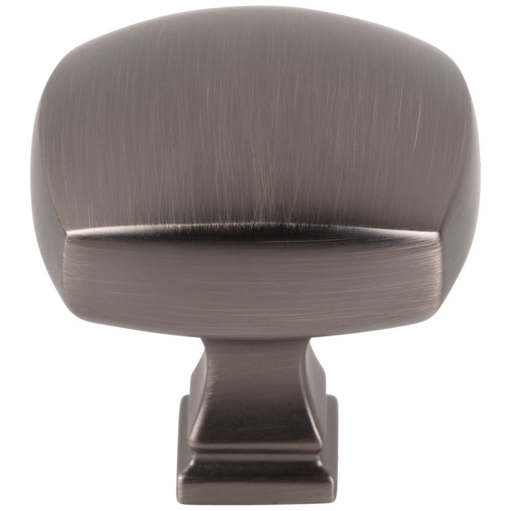 Hardware Resources 1-1/8" Overall Length Satin Nickel Square Audrey Cabinet Knob