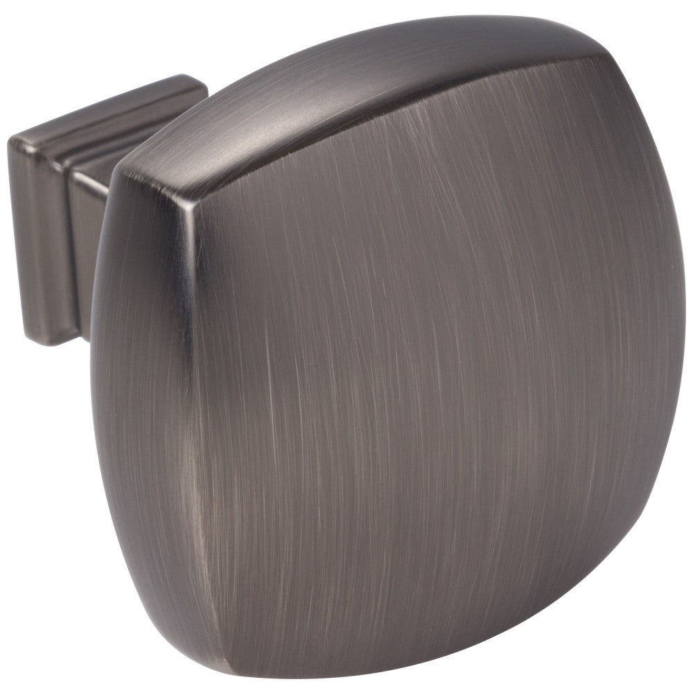 Hardware Resources 1-1/8" Overall Length Satin Nickel Square Audrey Cabinet Knob