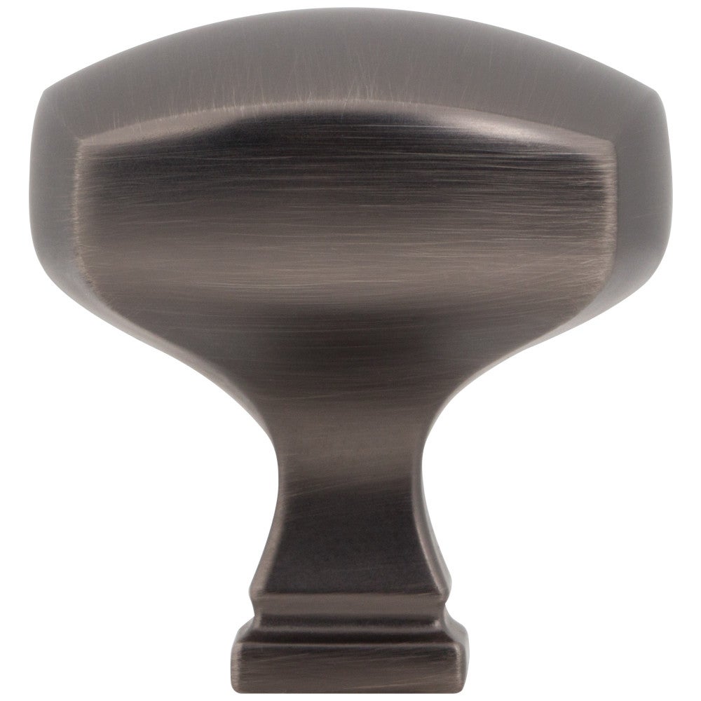 Hardware Resources 1-1/8" Overall Length Satin Nickel Square Audrey Cabinet Knob