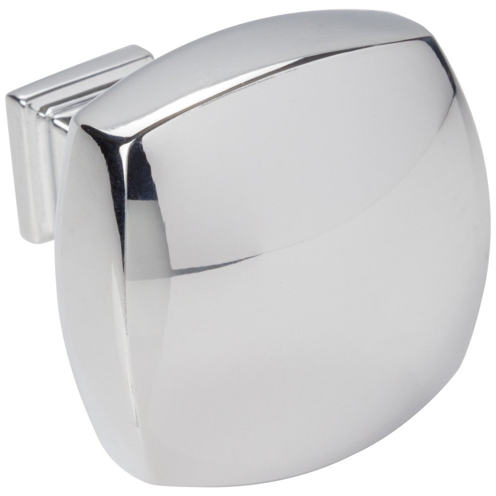 Hardware Resources 1-1/8" Overall Length Satin Nickel Square Audrey Cabinet Knob